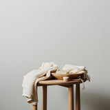 Natural | Waffle Bath Towel Set Made With 100% Organic Bamboo #Color_natural