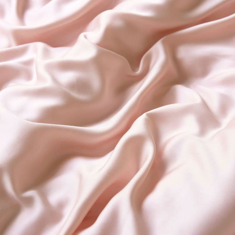 Cloud Pink | Signature Sateen Fitted Sheet Made with 100% Organic Bamboo #Color_cloudpink