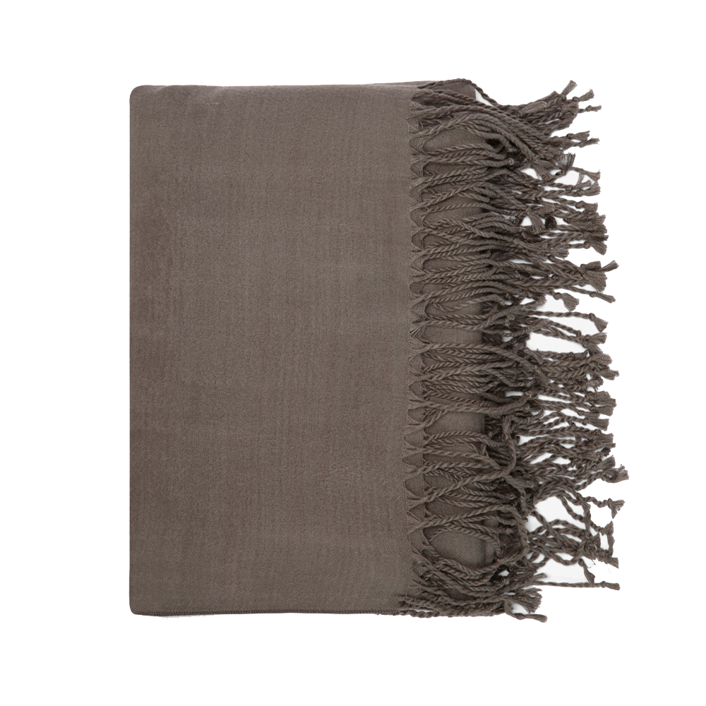 Graphite - Bundle | Woven Throw Blanket made of 100% Vegan Cashmere #Color_graphite