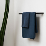 Ocean | Waffle Bath Towel Set Made With 100% Organic Bamboo #Color_ocean