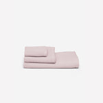 Rose - Bundle | Waffle Bath Towel Set Made With 100% Organic Bamboo #Color_rose