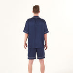 Ocean | Short Sleeve PJ Shirt made from bamboo #Color_ocean